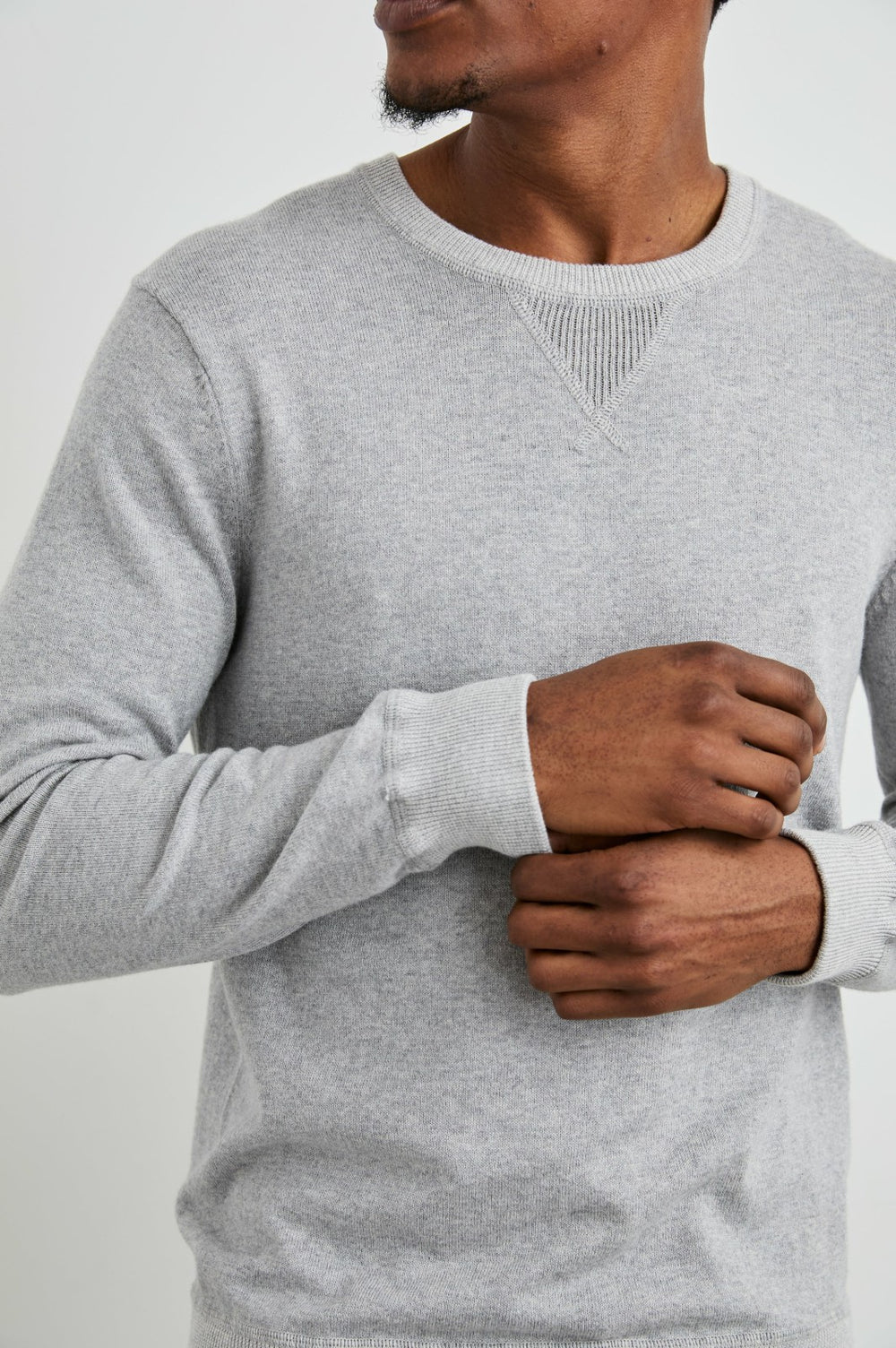 BURNS SWEATER - GREY HEATHER| Rails discount