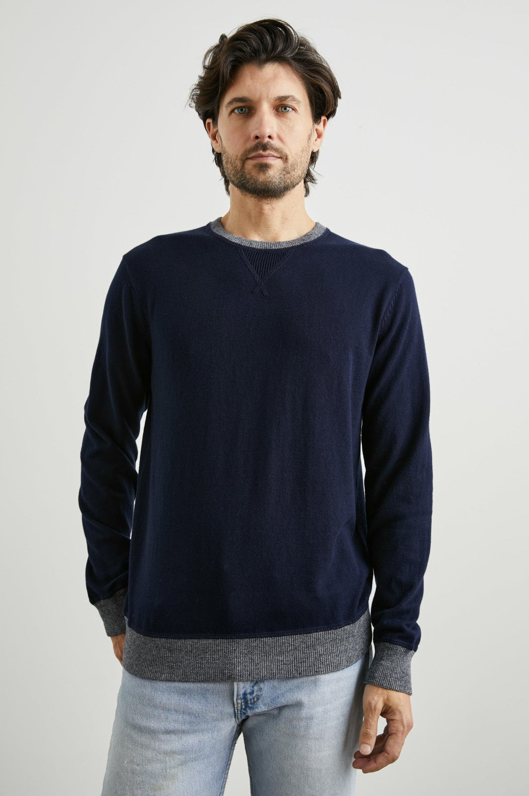 BURNS SWEATER - PERFECT NAVY| Rails on sale