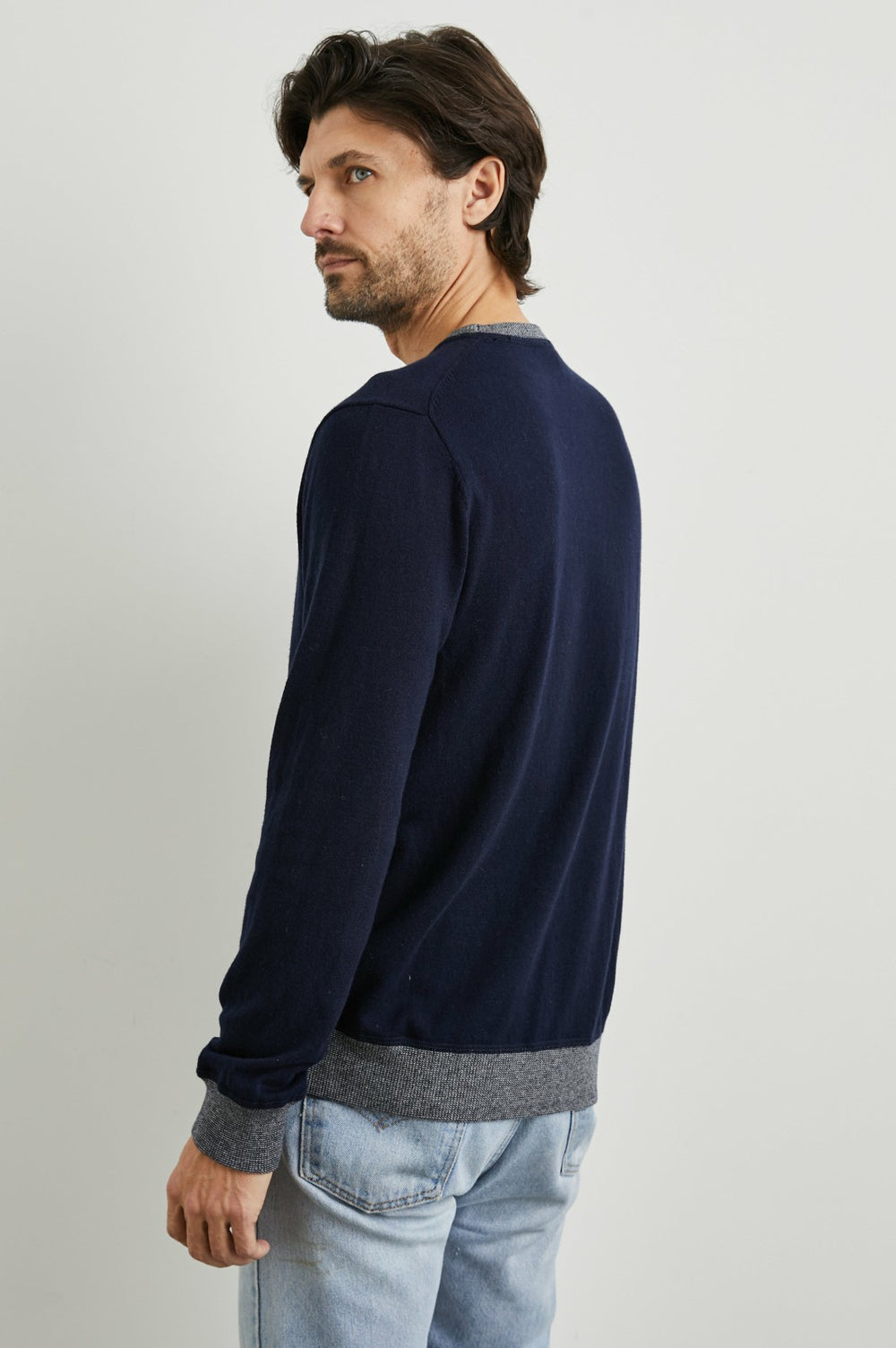 BURNS SWEATER - PERFECT NAVY| Rails on sale