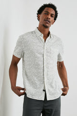 CARSON SHIRT - CROP CIRCLE WHITE| Rails sale