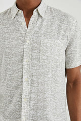 CARSON SHIRT - CROP CIRCLE WHITE| Rails sale