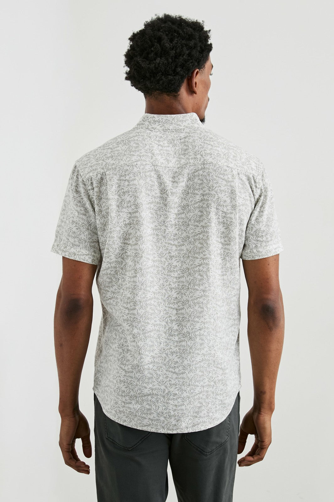 CARSON SHIRT - CROP CIRCLE WHITE| Rails sale