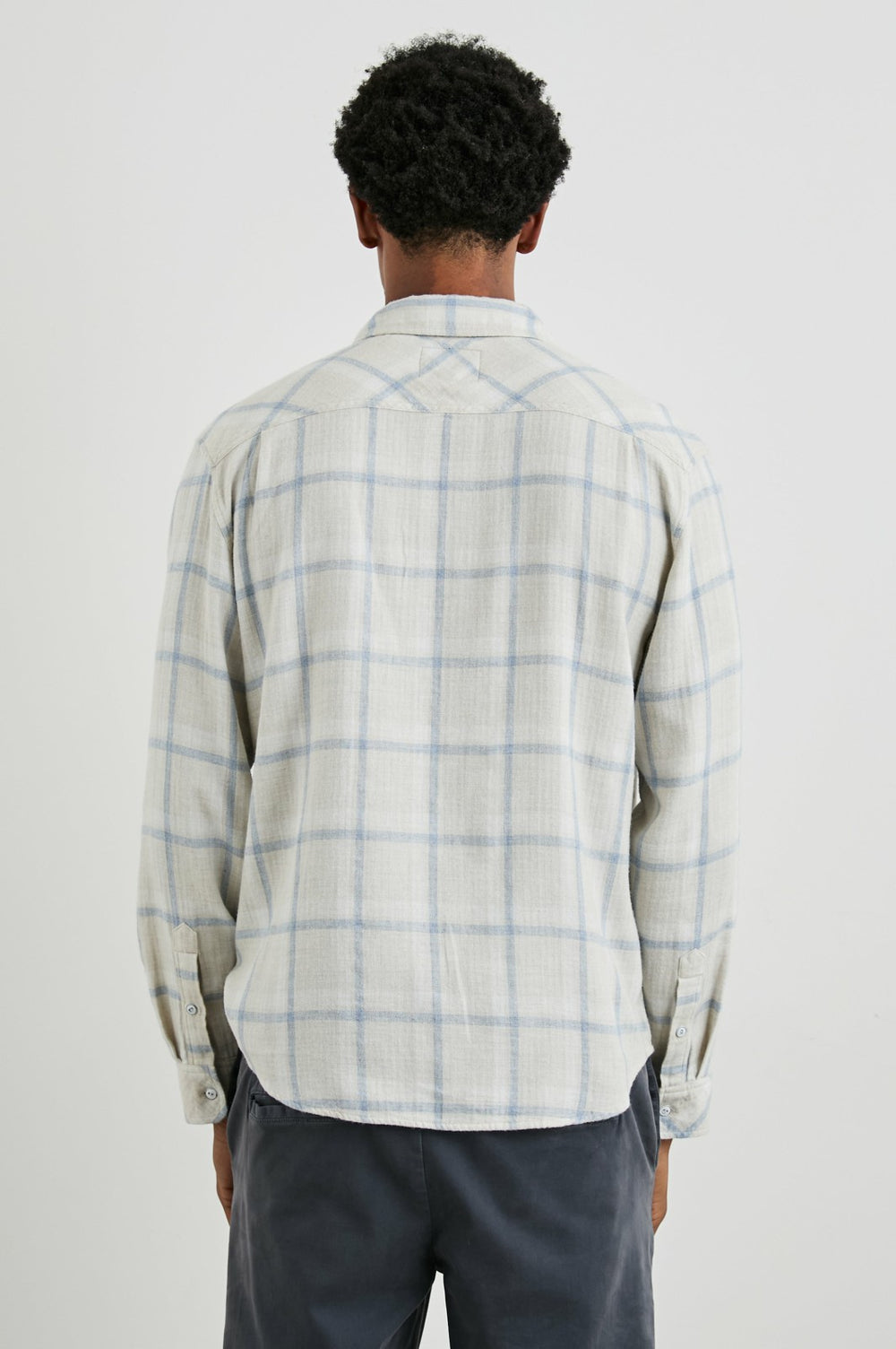 LENNOX SHIRT - PARCHMENT SKY MELANGE| Rails sale