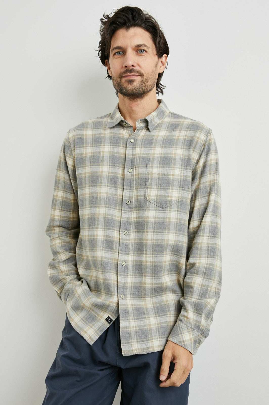 WYATT SHIRT - CHARCOAL DESERT MELANGE| Rails online