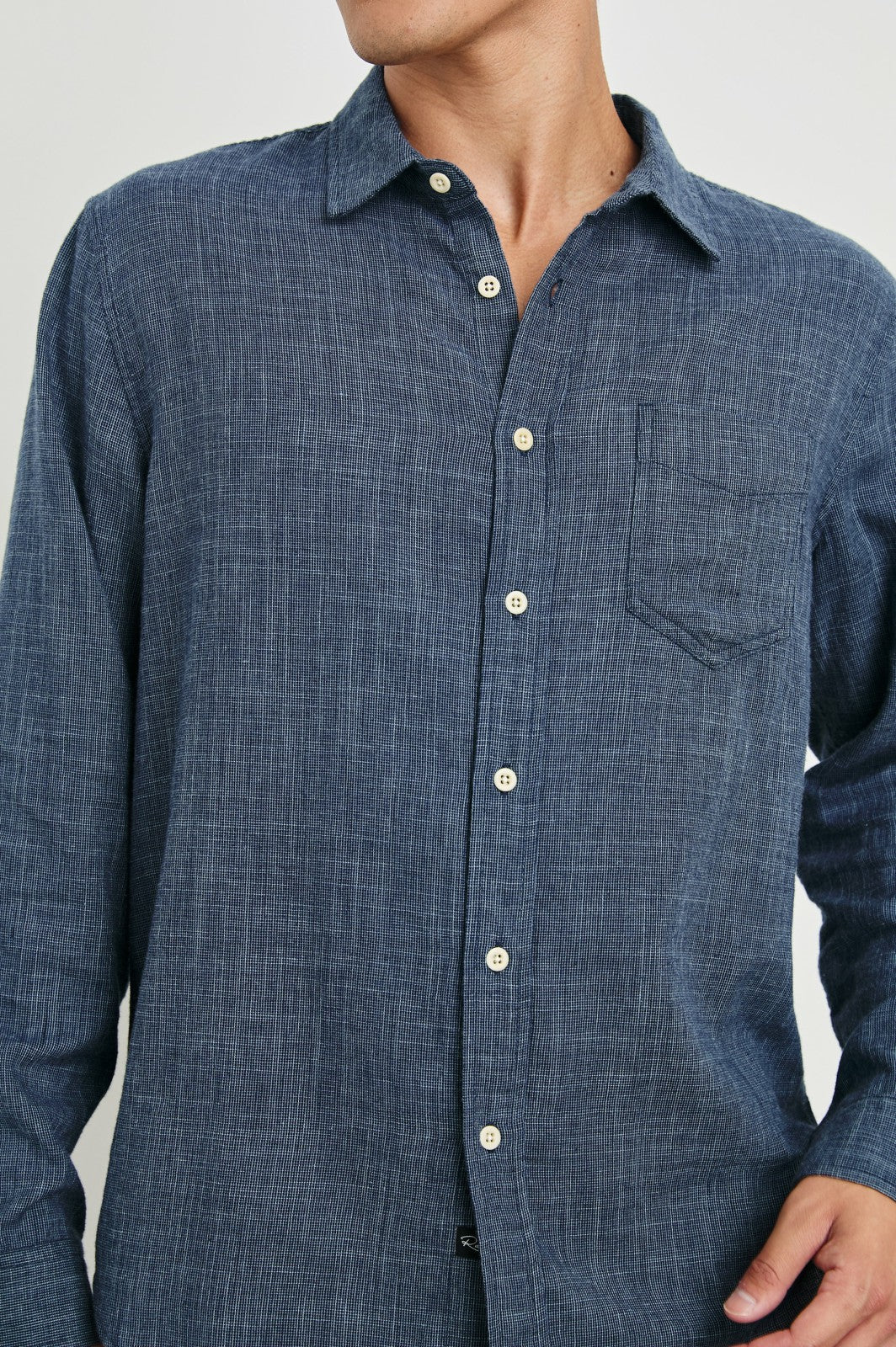 WYATT SHIRT - NAVY ETCH| Rails for sale