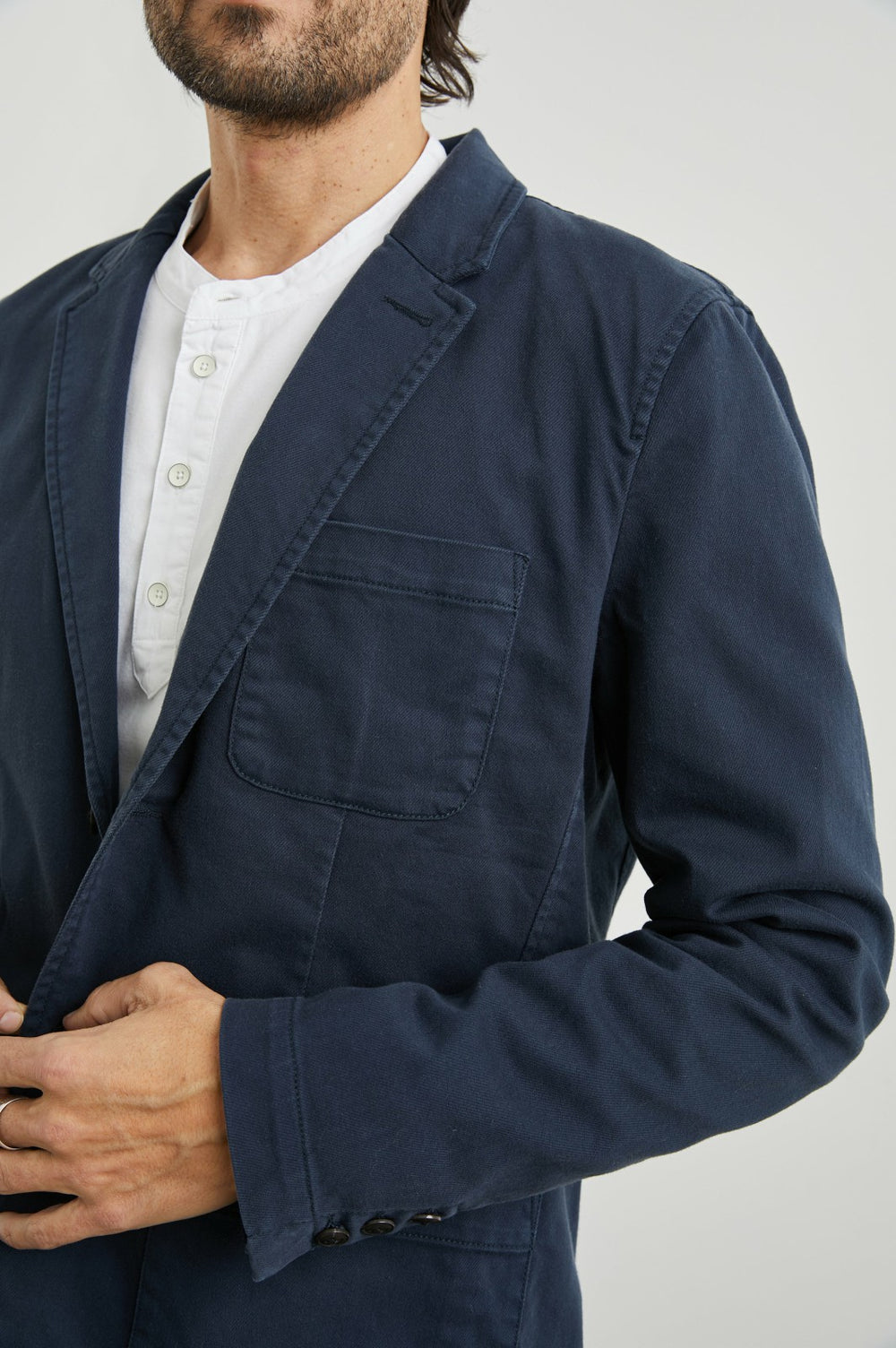 ANDRE BLAZER - RUGGED NAVY TWILL| Rails online