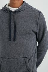 CALVIN HOODIE - NAVY CREAM STRIPE| Rails discount