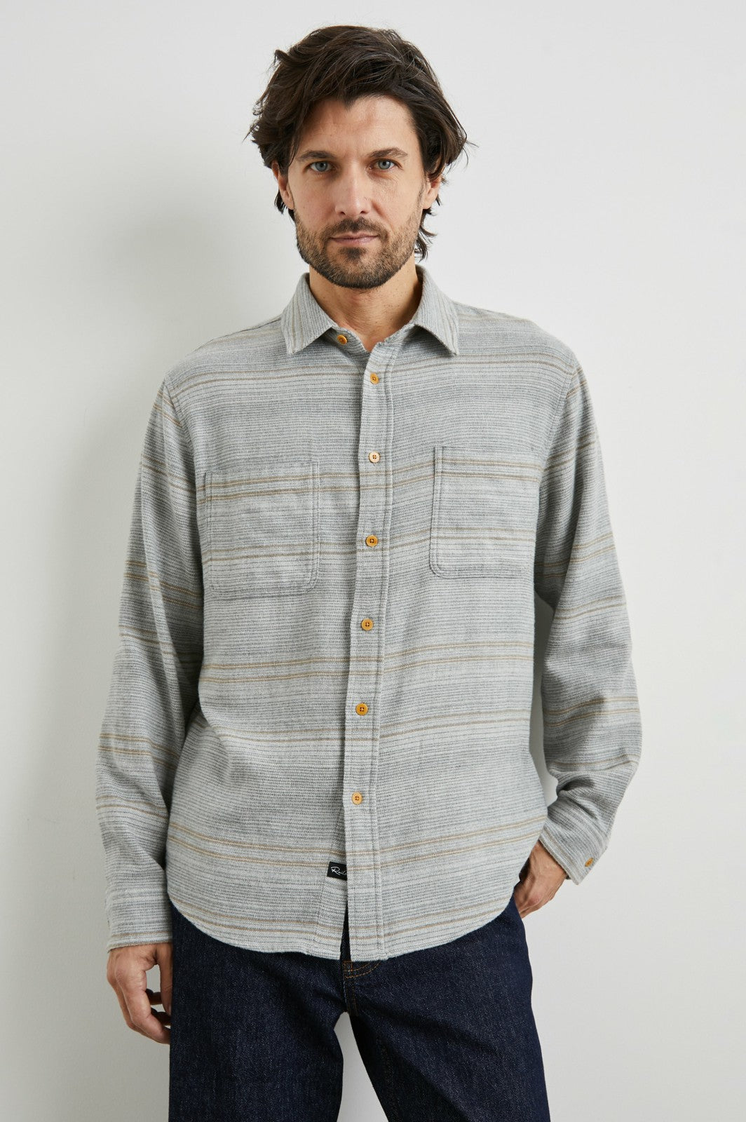 IVAN SHIRT - GREY SERAPE| Rails discount