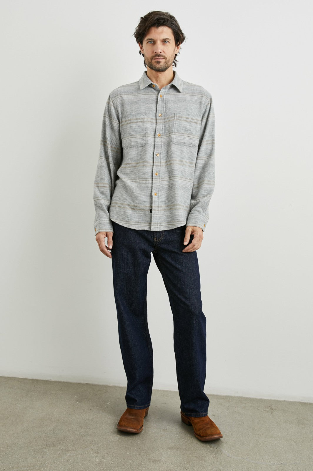 IVAN SHIRT - GREY SERAPE| Rails discount