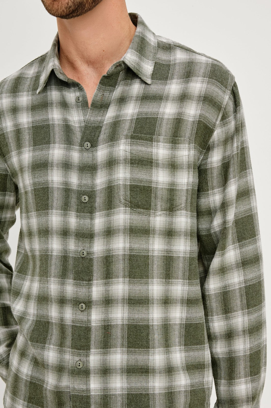 LENNOX SHIRT - DEEP MEADOW WHITE| Rails sale