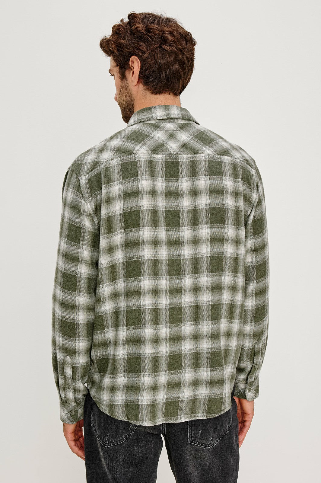 LENNOX SHIRT - DEEP MEADOW WHITE| Rails sale