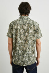 MORENO SHIRT - WATERCOLOR OLIVE BRASS| Rails for sale