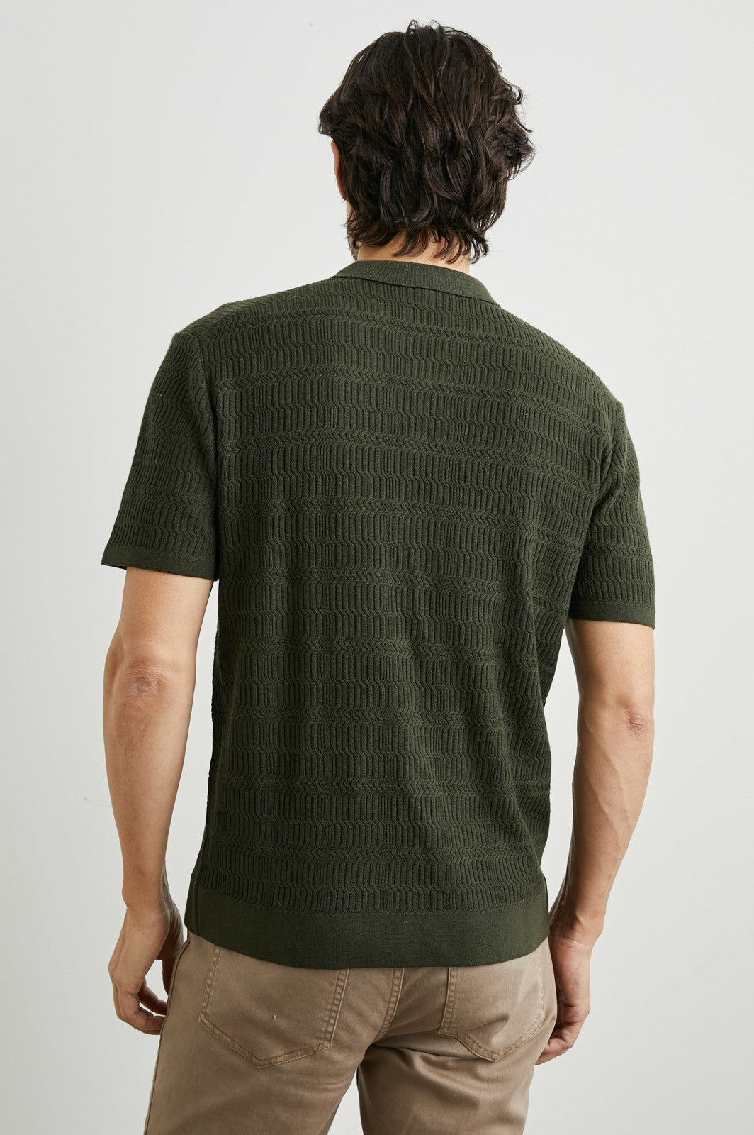 NATHAN POLO SHIRT - ANCIENT OLIVE| Rails online