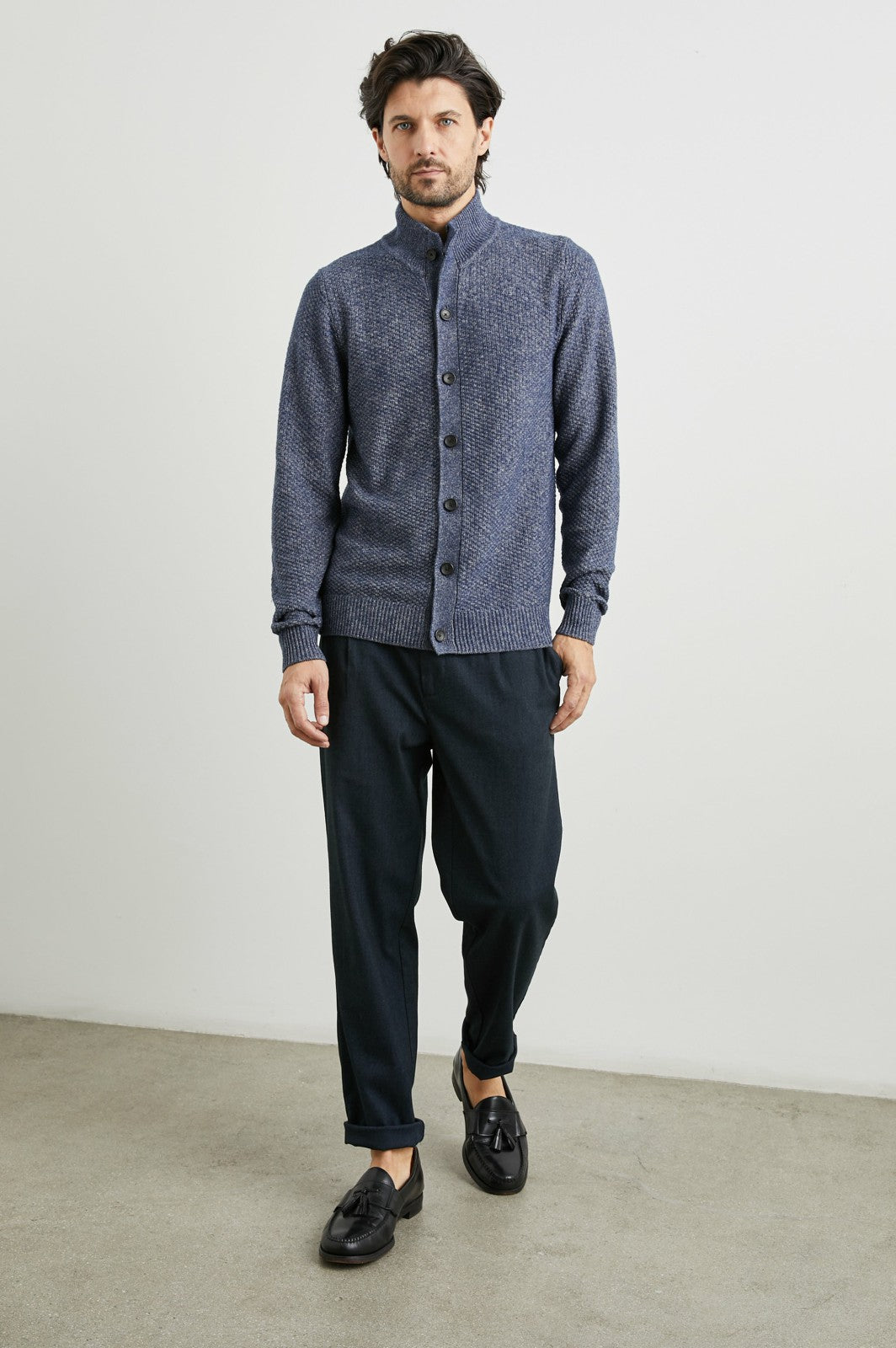 PARK CARDIGAN - PEACOAT| Rails for sale