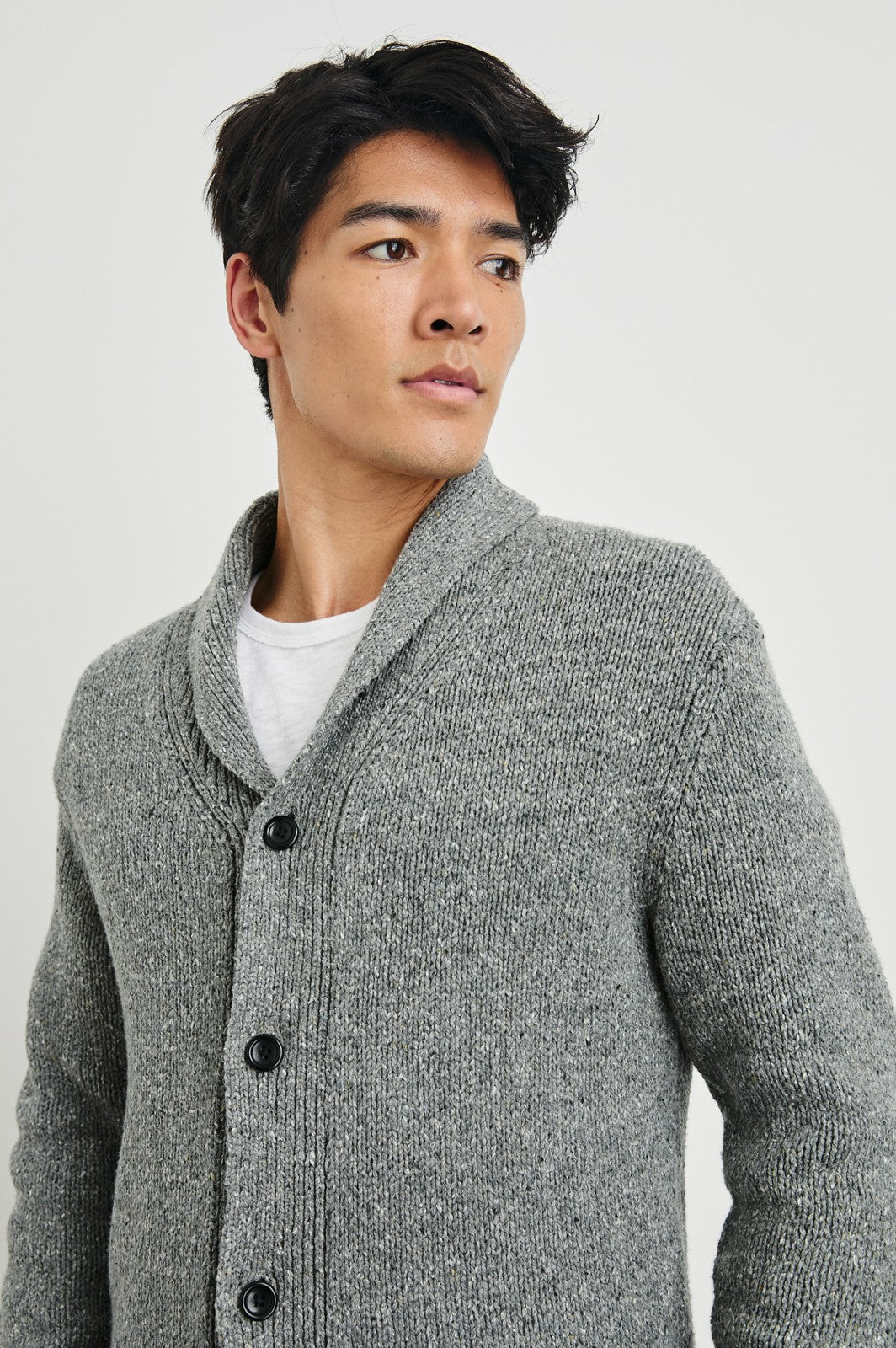 CORDEN CARDIGAN - MONOCHROMATIC SPECKLE| Rails discount