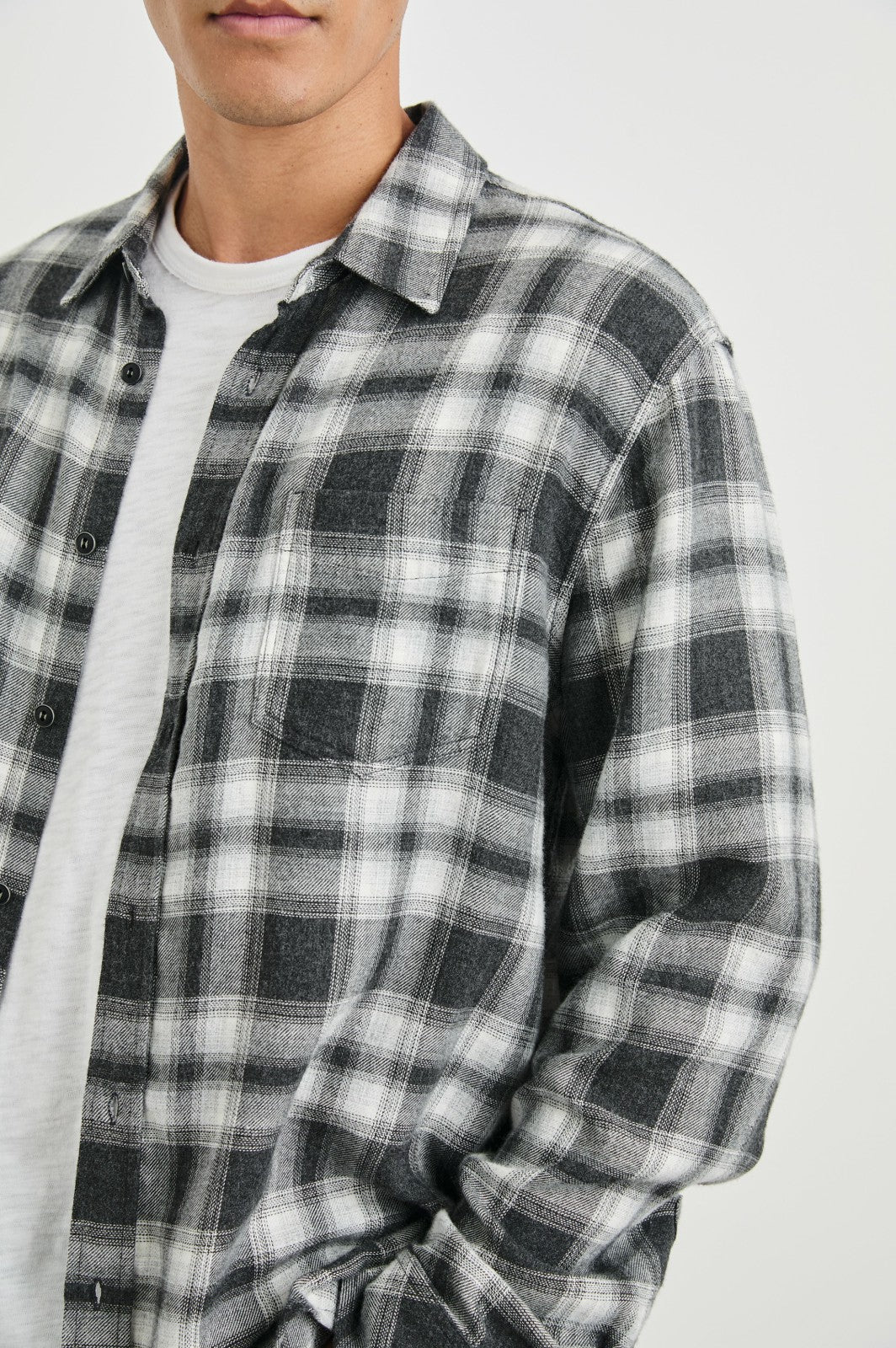 LENNOX SHIRT - BLACK OAK HAZE| Rails online