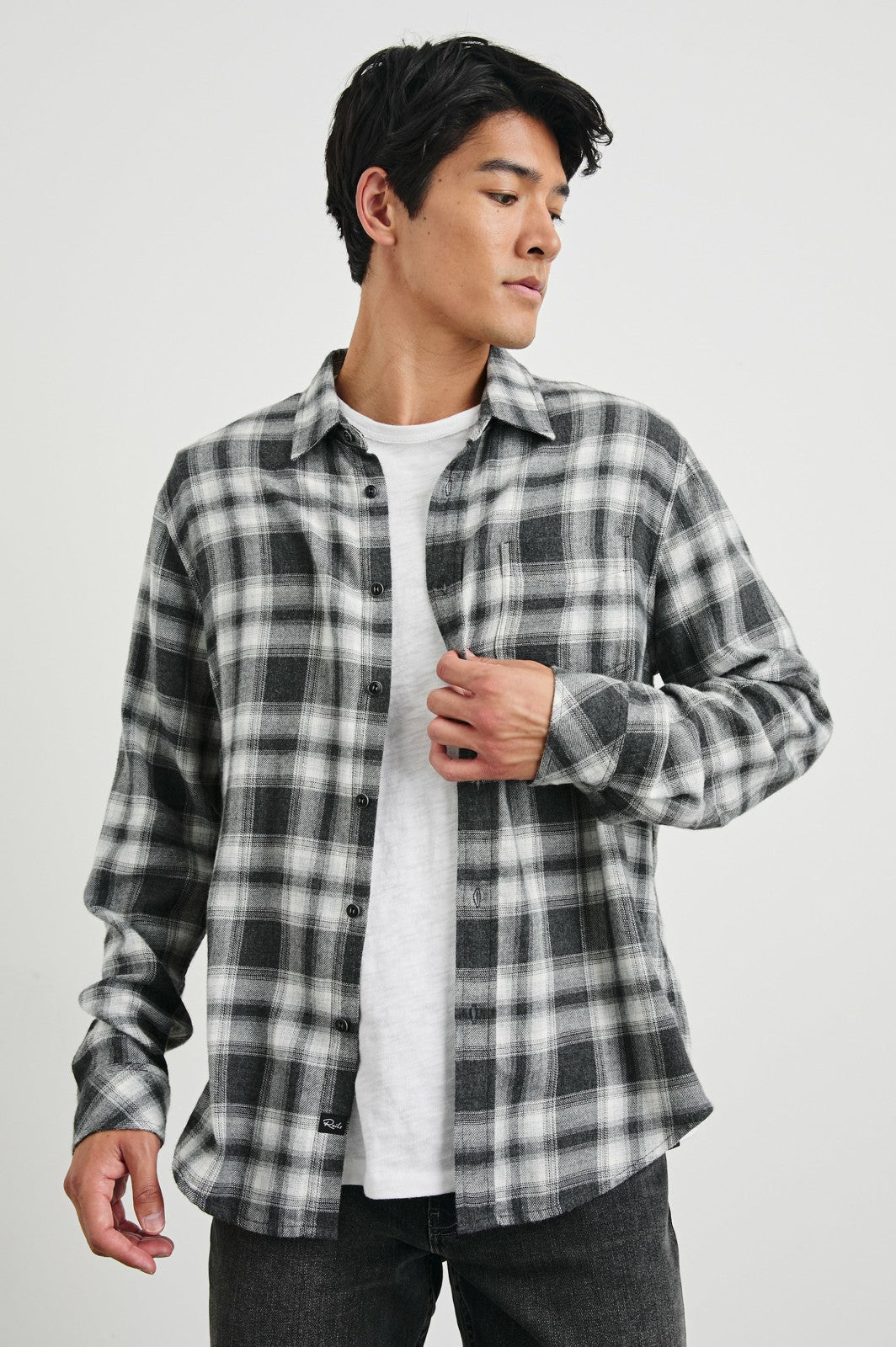 LENNOX SHIRT - BLACK OAK HAZE| Rails online