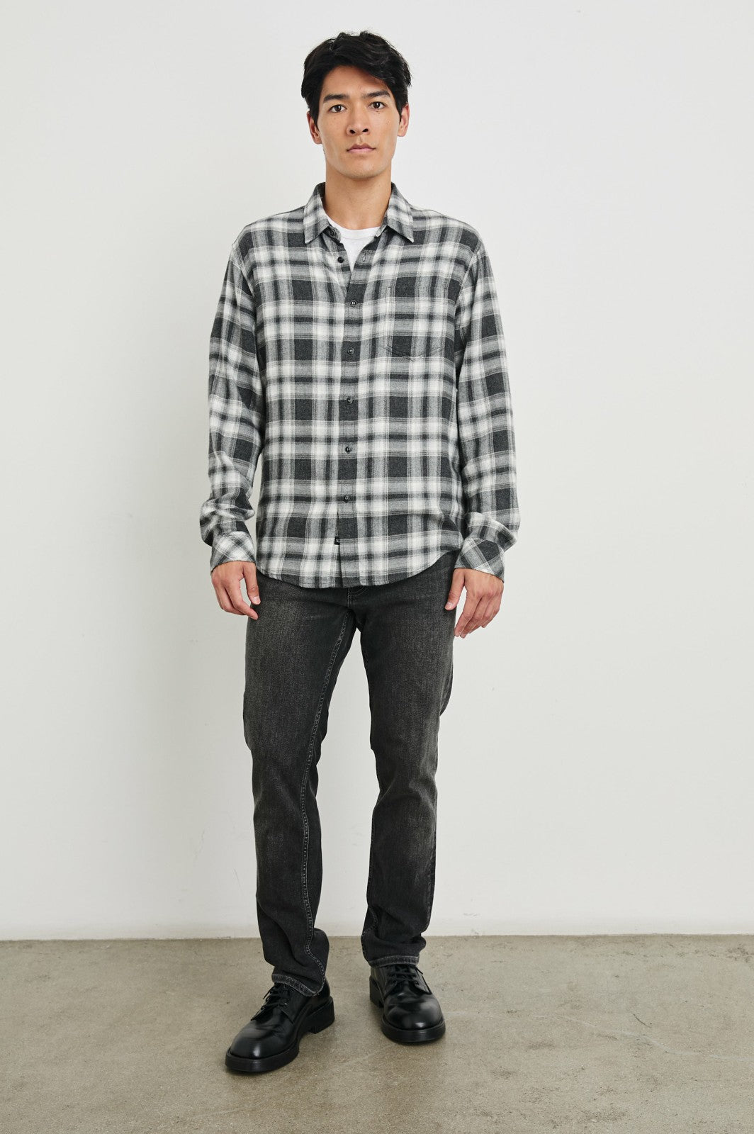 LENNOX SHIRT - BLACK OAK HAZE| Rails online