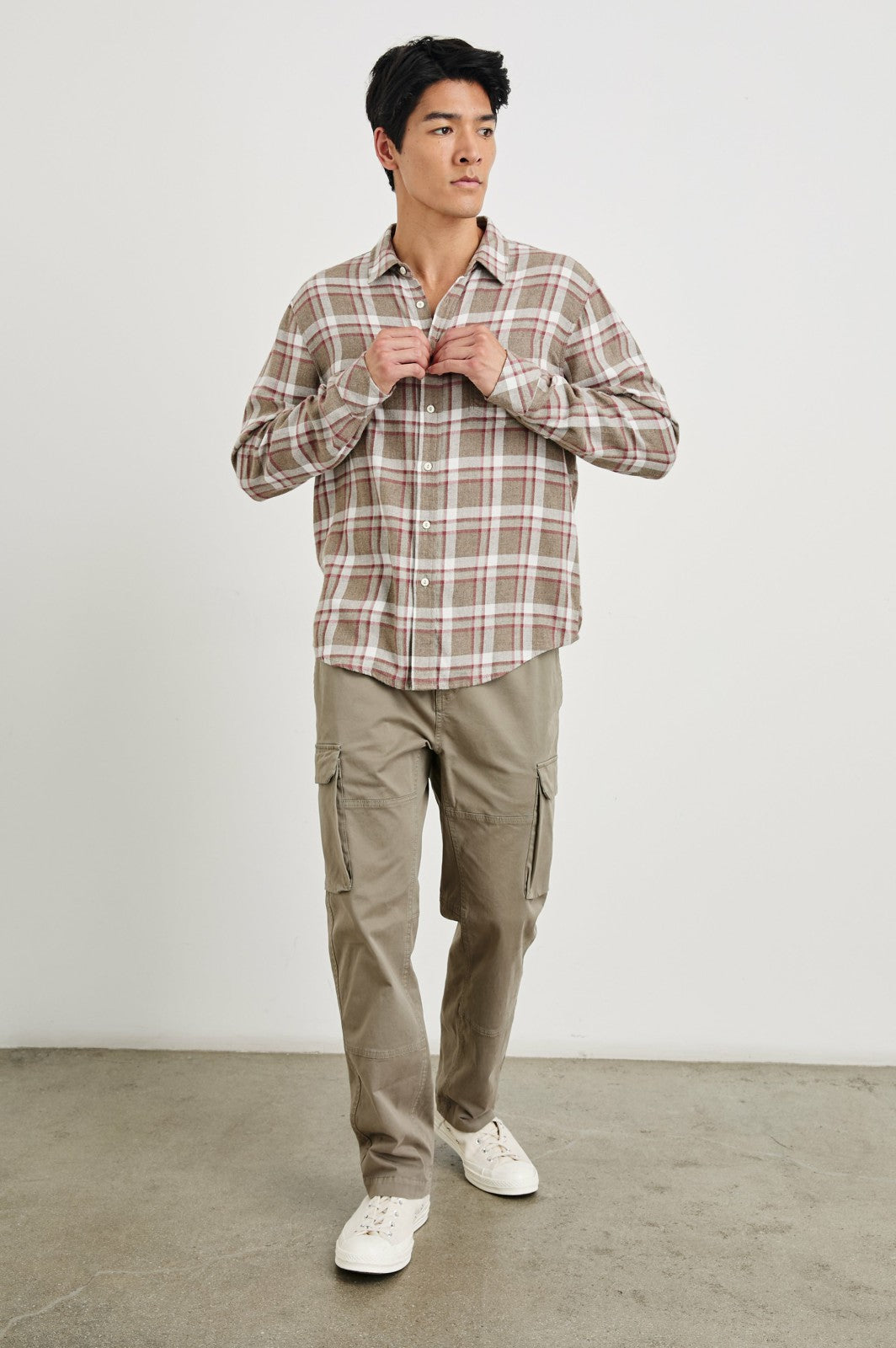 LENNOX SHIRT - CHINCHILLA CURRANT| Rails discount