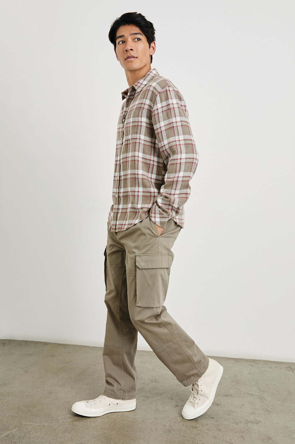 LENNOX SHIRT - CHINCHILLA CURRANT| Rails discount