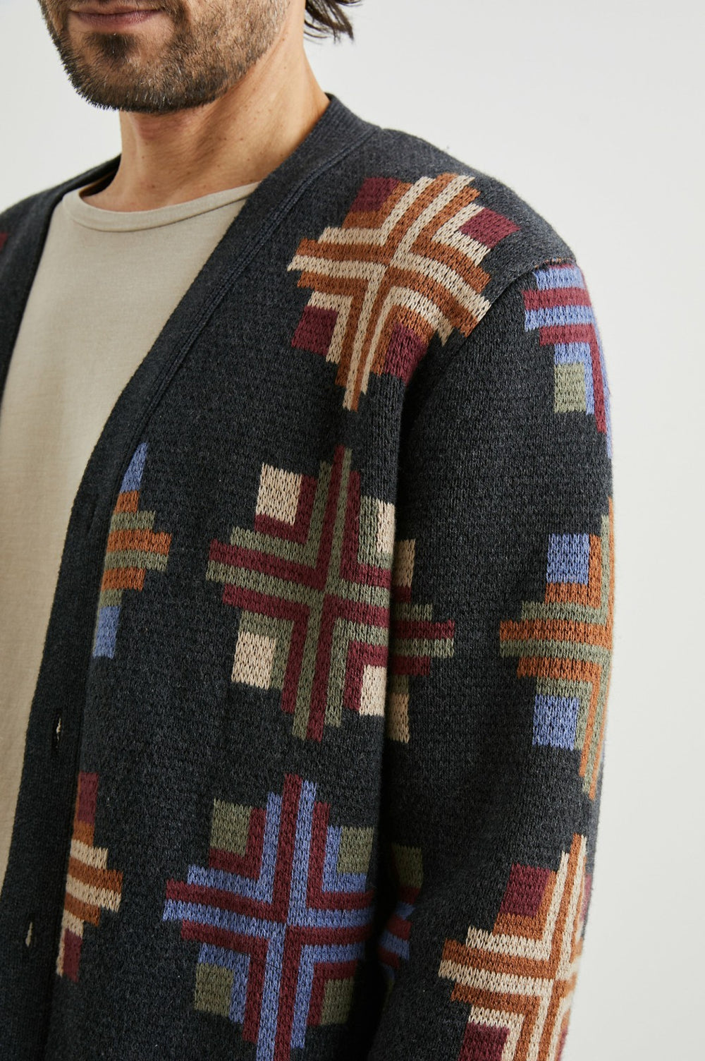 TAOS CARDIGAN - HEIRLOOM PATCHWORK| Rails discount