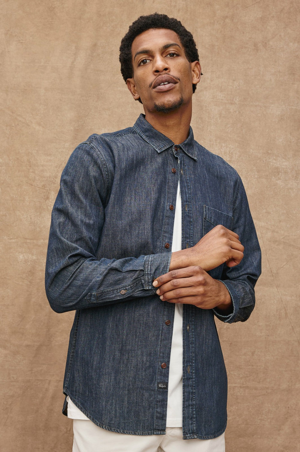 COLTON SHIRT - DARK WASH INDIGO| Rails outlet