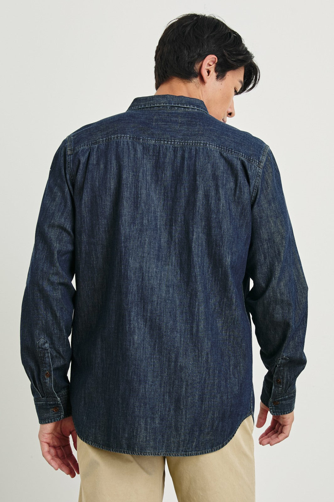 COLTON SHIRT - DARK WASH INDIGO| Rails outlet