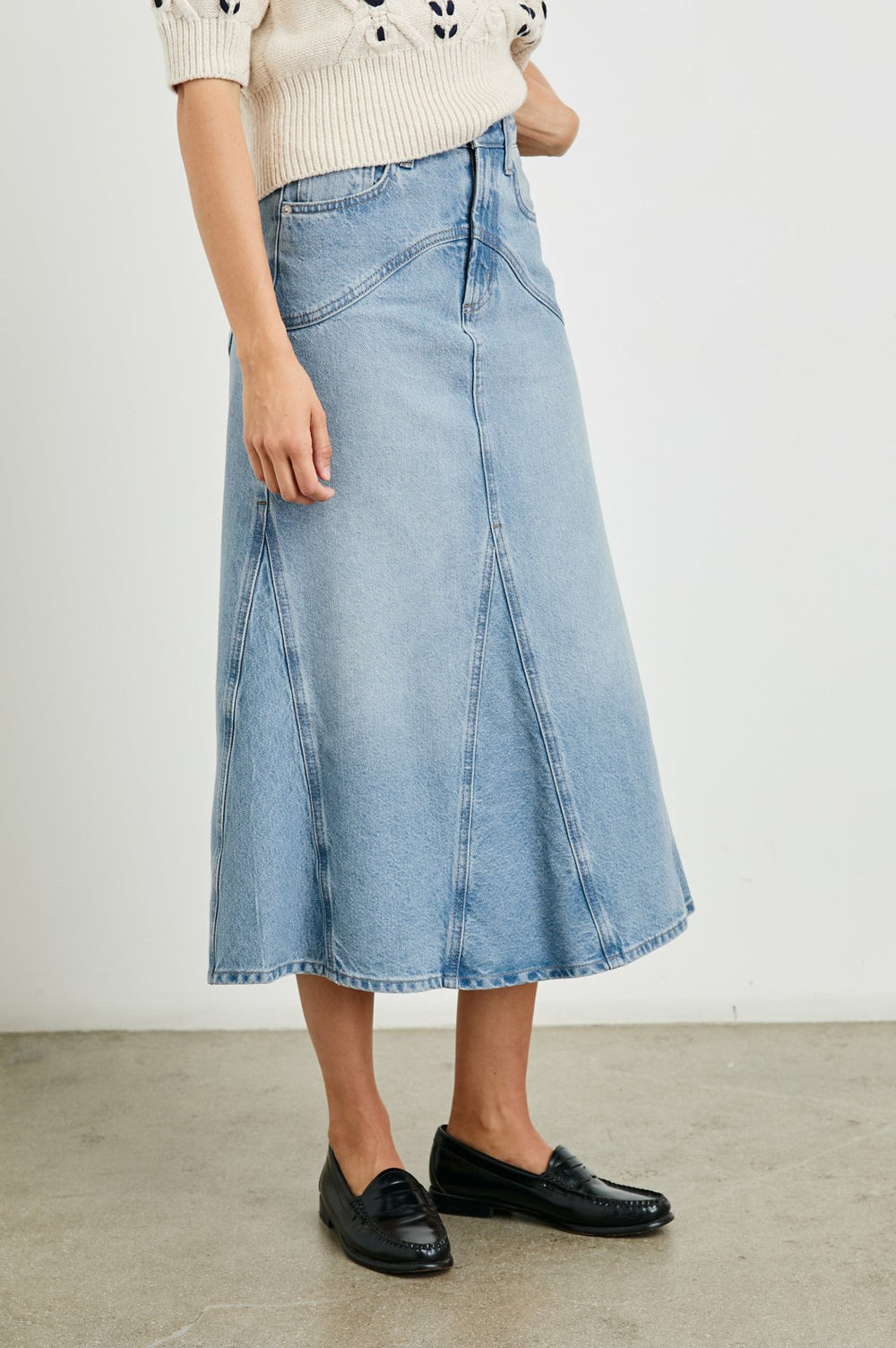 DEL REY SKIRT - ORIGINAL BLUE| Rails on sale