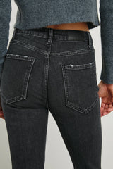 SUNSET CROP SLIM FARE - BLACK PEARL| Rails near me