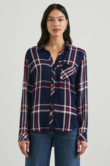 HUNTER SHIRT - PATRIOT NAVY RED| Rails sale