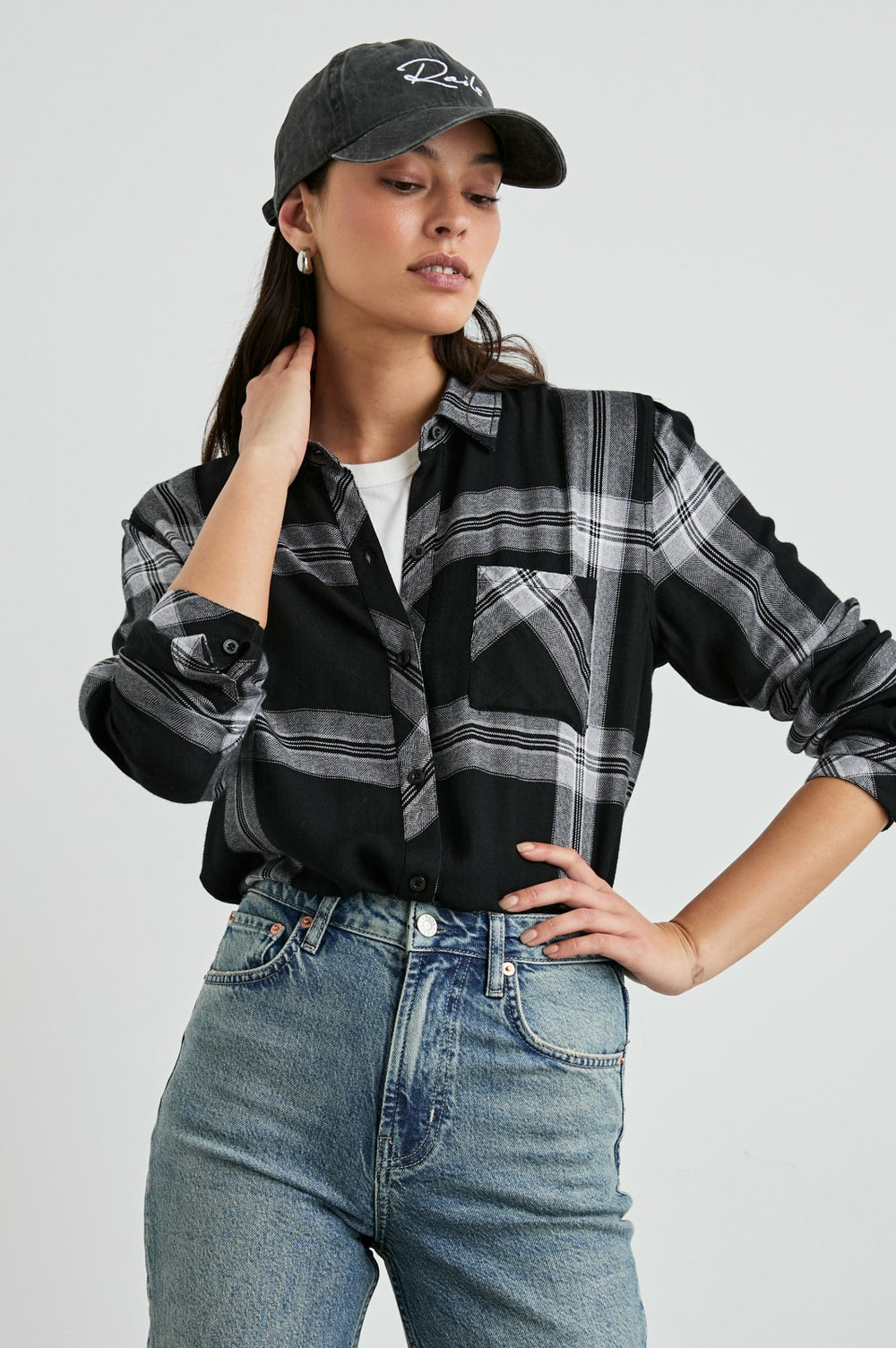 HUNTER SHIRT - BLACK CINDER| Rails for sale