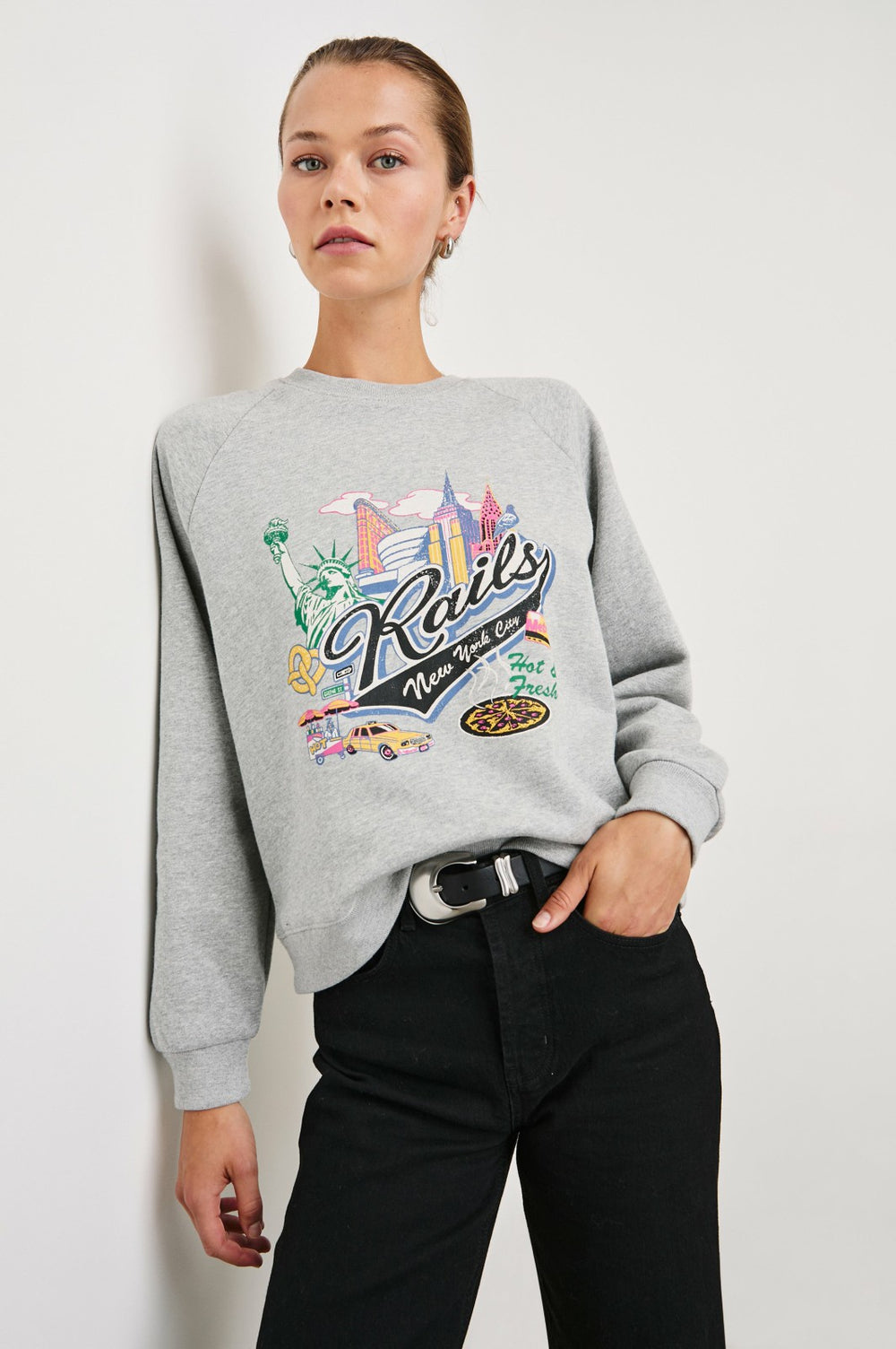 VINTAGE RAGLAN SWEATSHIRT - RAILS NEW YORK| Rails online
