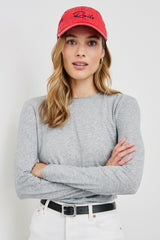 ANNIVERSARY BASEBALL CAP - WASHED RED| Rails on sale