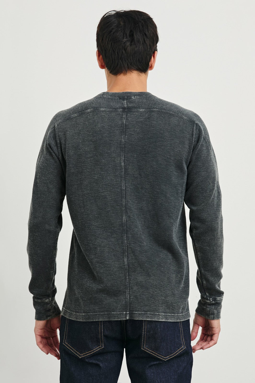 RHEESE LONG SLEEVE TEE - WASHED BLACK| Rails discount