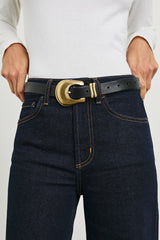 RODEO BELT - BLACK GOLD| Rails sale