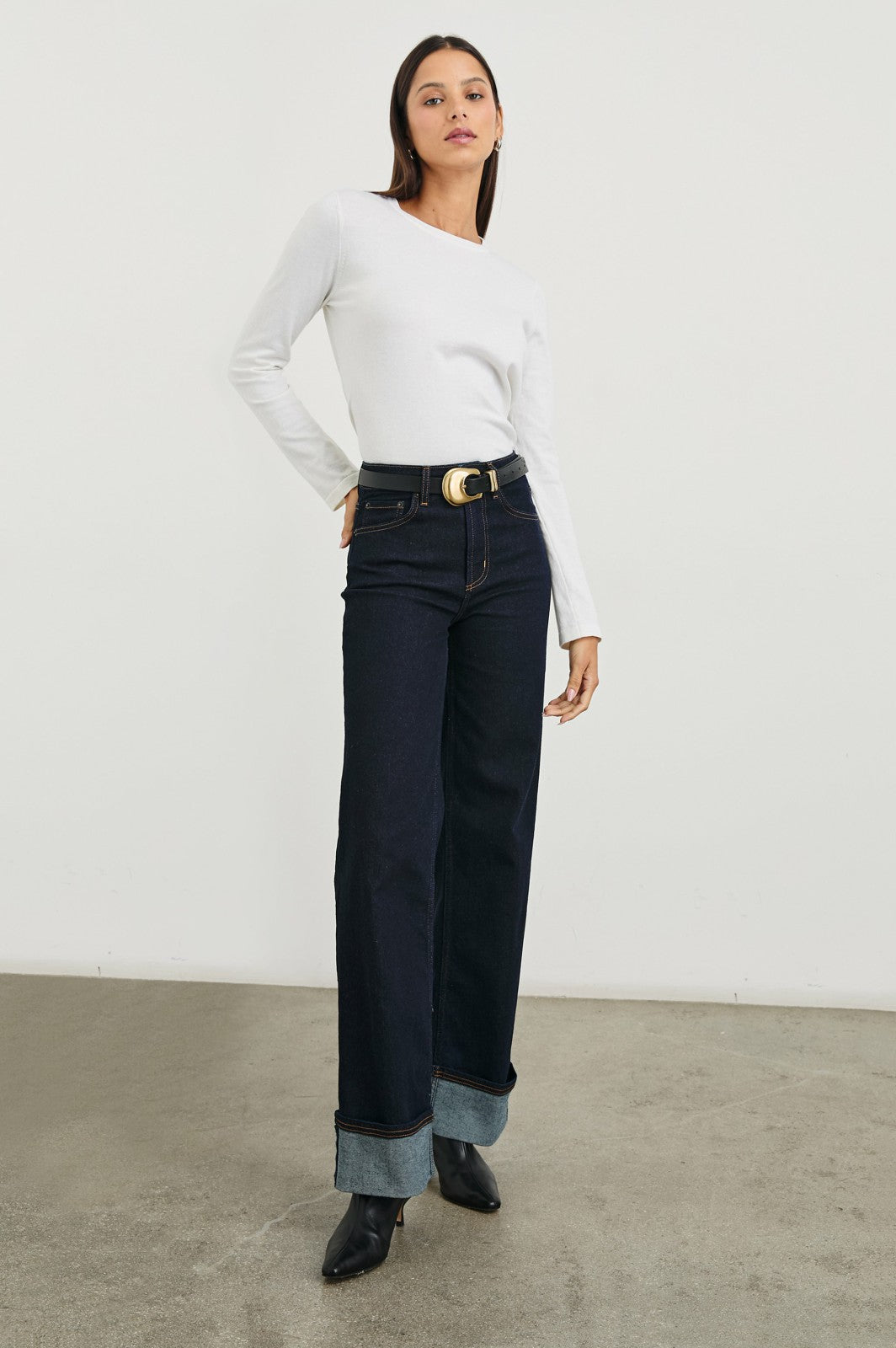 RODEO BELT - BLACK GOLD| Rails sale