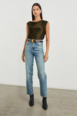 RODEO BELT - BROWN GOLD| Rails outlet