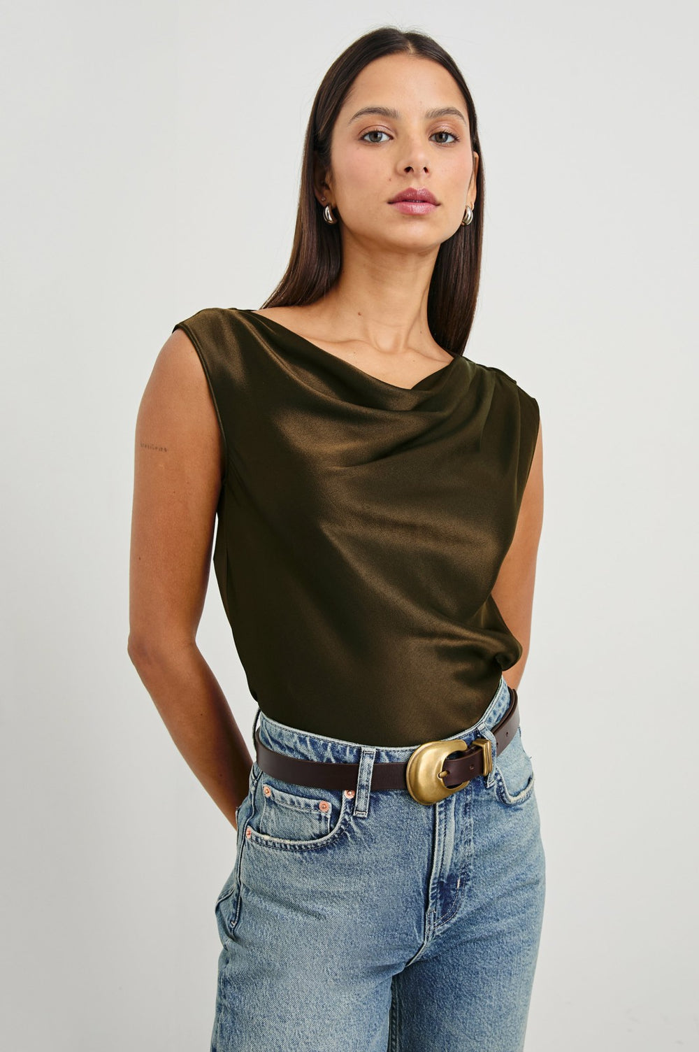 RODEO BELT - BROWN GOLD| Rails outlet