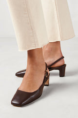ALOHAS LINDY SLINGBACK - COFFEE BROWN| Rails US
