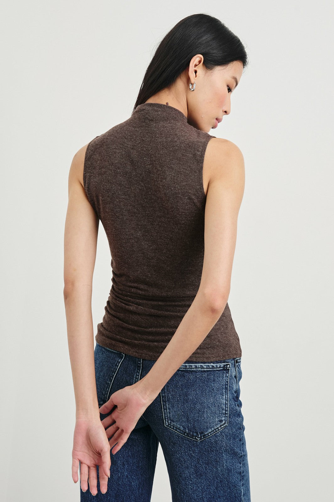 CHRISTEN TOP - HEATHER BROWN| Rails on sale