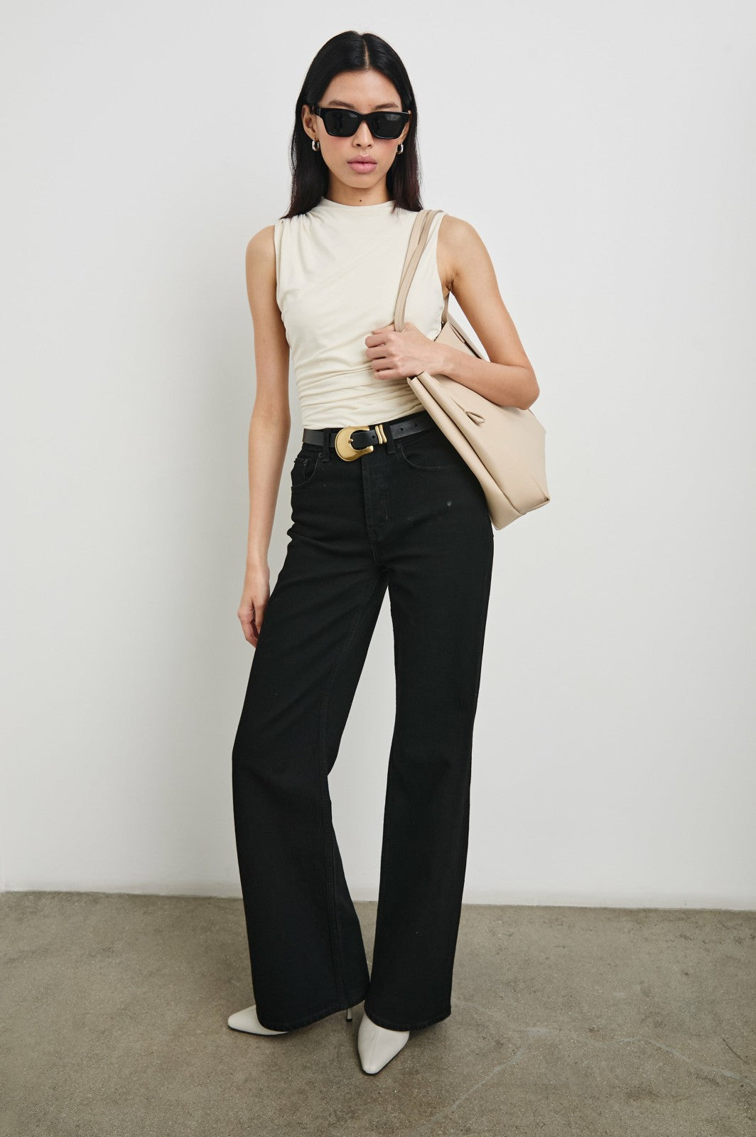 CHRISTEN TOP - IVORY| Rails for sale