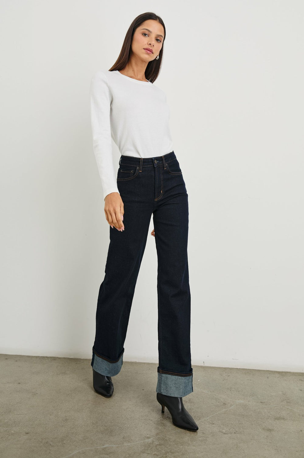 GETTY WIDE LEG - MIDNIGHT BLUES CUFFED| Rails US