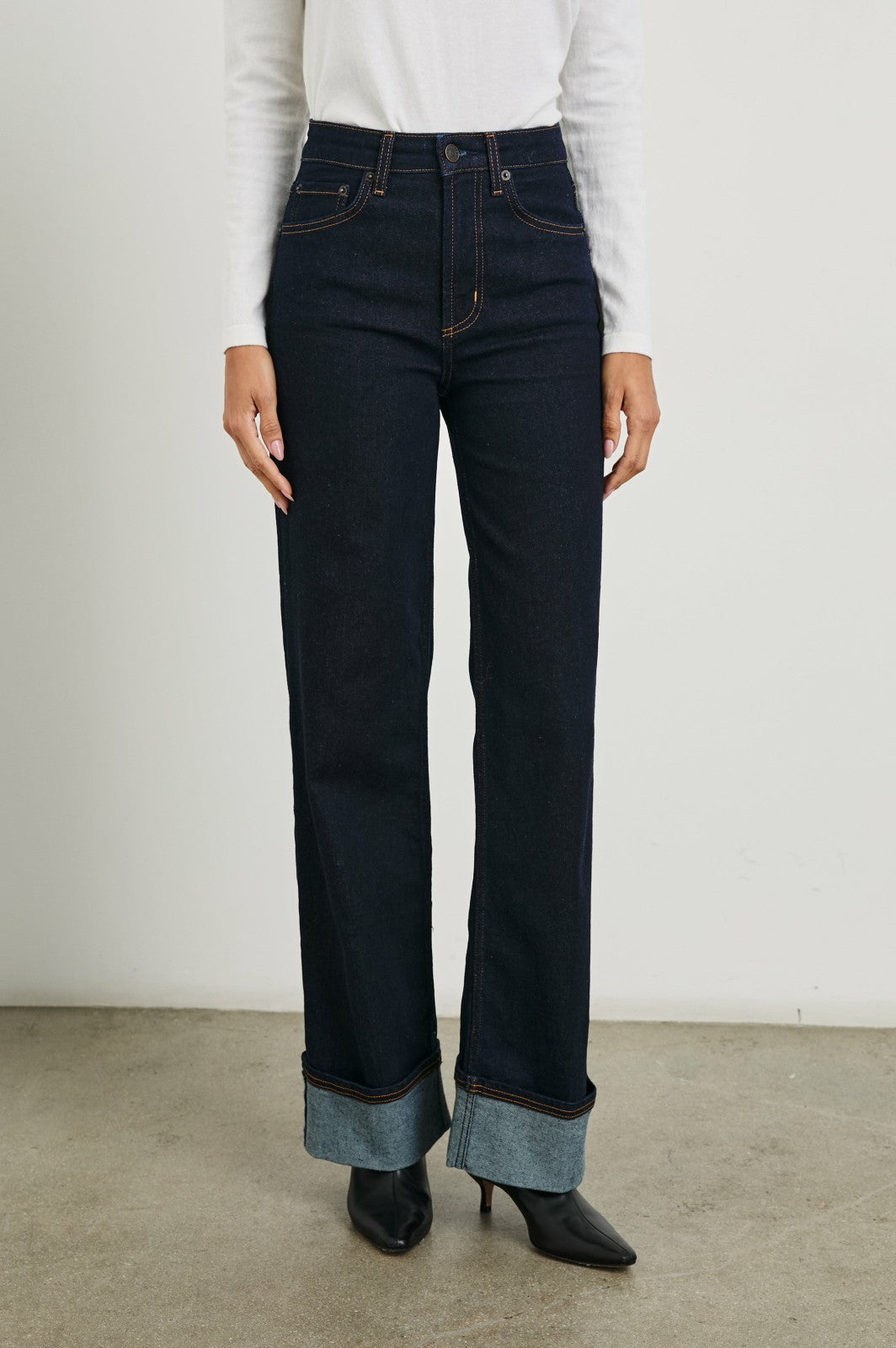 GETTY WIDE LEG - MIDNIGHT BLUES CUFFED| Rails US
