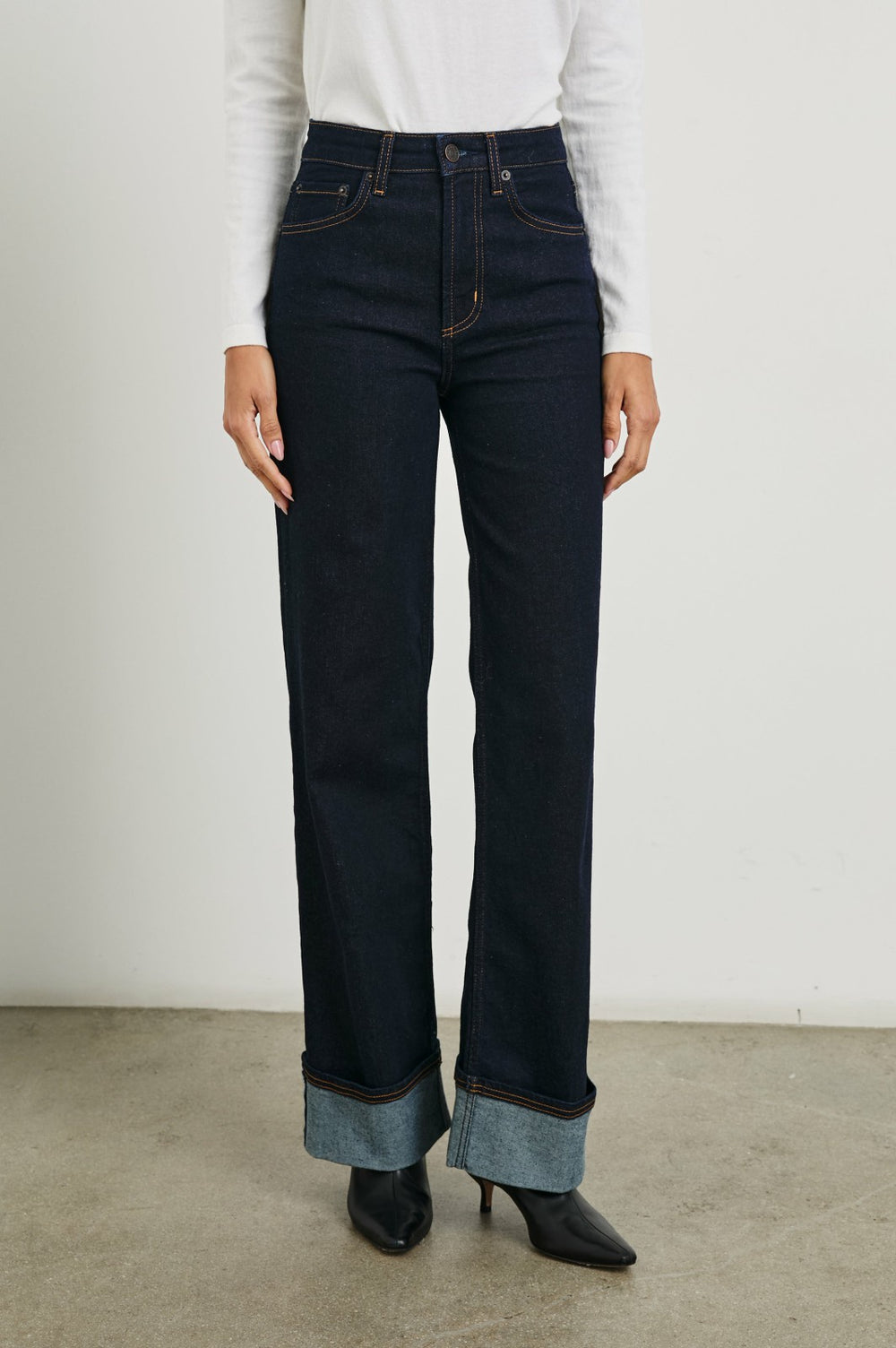 GETTY WIDE LEG - MIDNIGHT BLUES CUFFED| Rails US