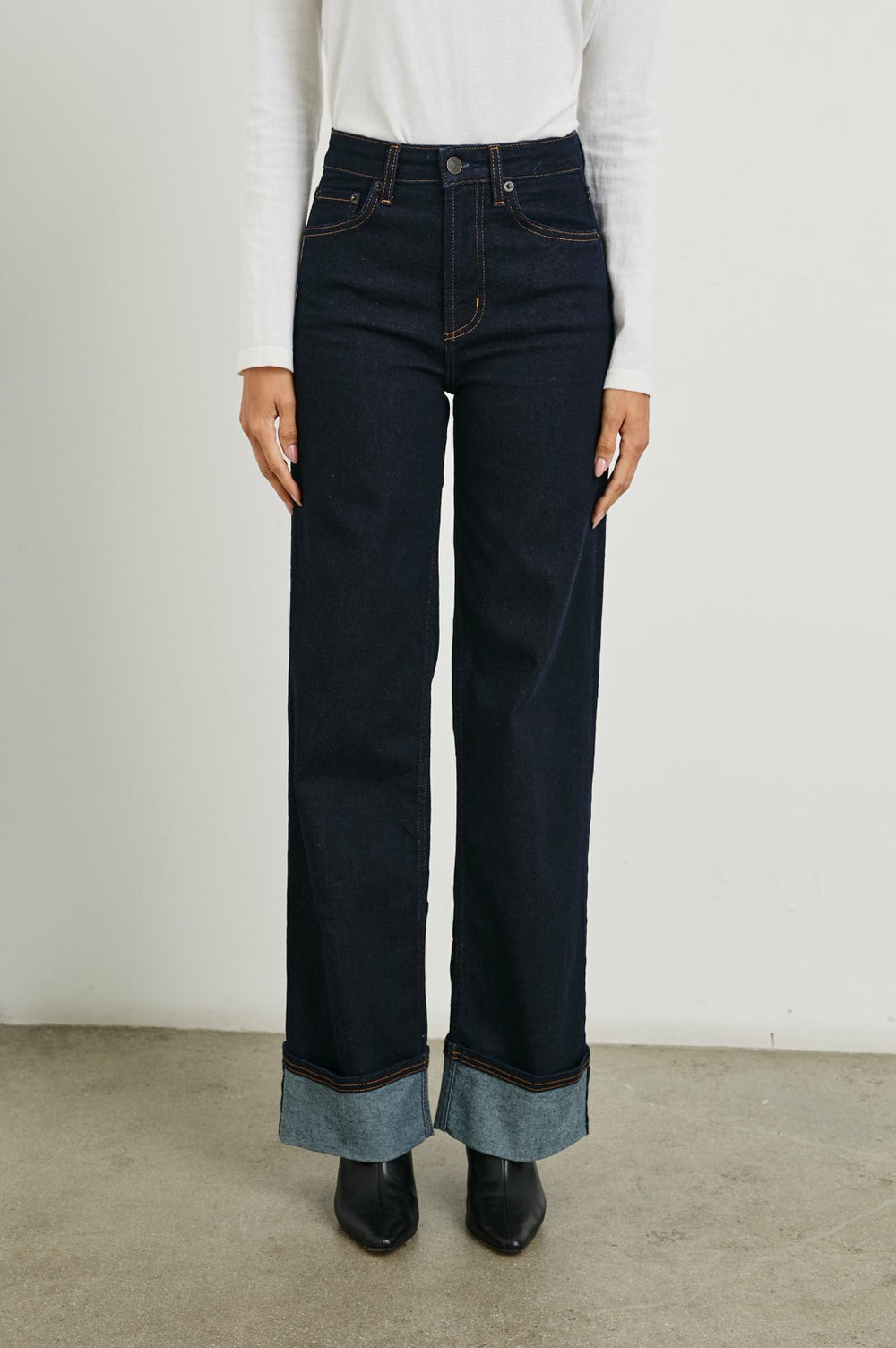 GETTY WIDE LEG - MIDNIGHT BLUES CUFFED| Rails US