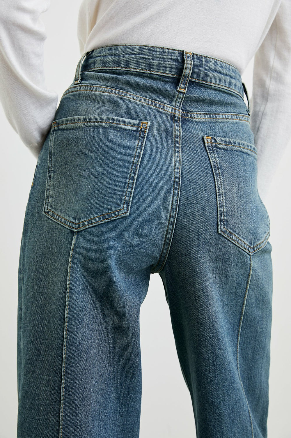 GETTY PINTUCK WIDE LEG - AUTHENTIC BLUE| Rails outlet