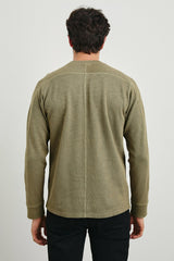 RHEESE LONG SLEEVE TEE - GREEN OLIVE| Rails near me