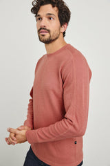 RHEESE LONG SLEEVE TEE - RED BRICK| Rails on sale