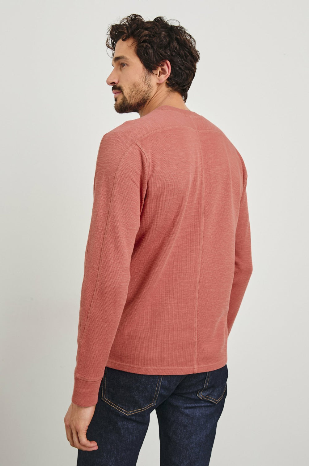 RHEESE LONG SLEEVE TEE - RED BRICK| Rails on sale