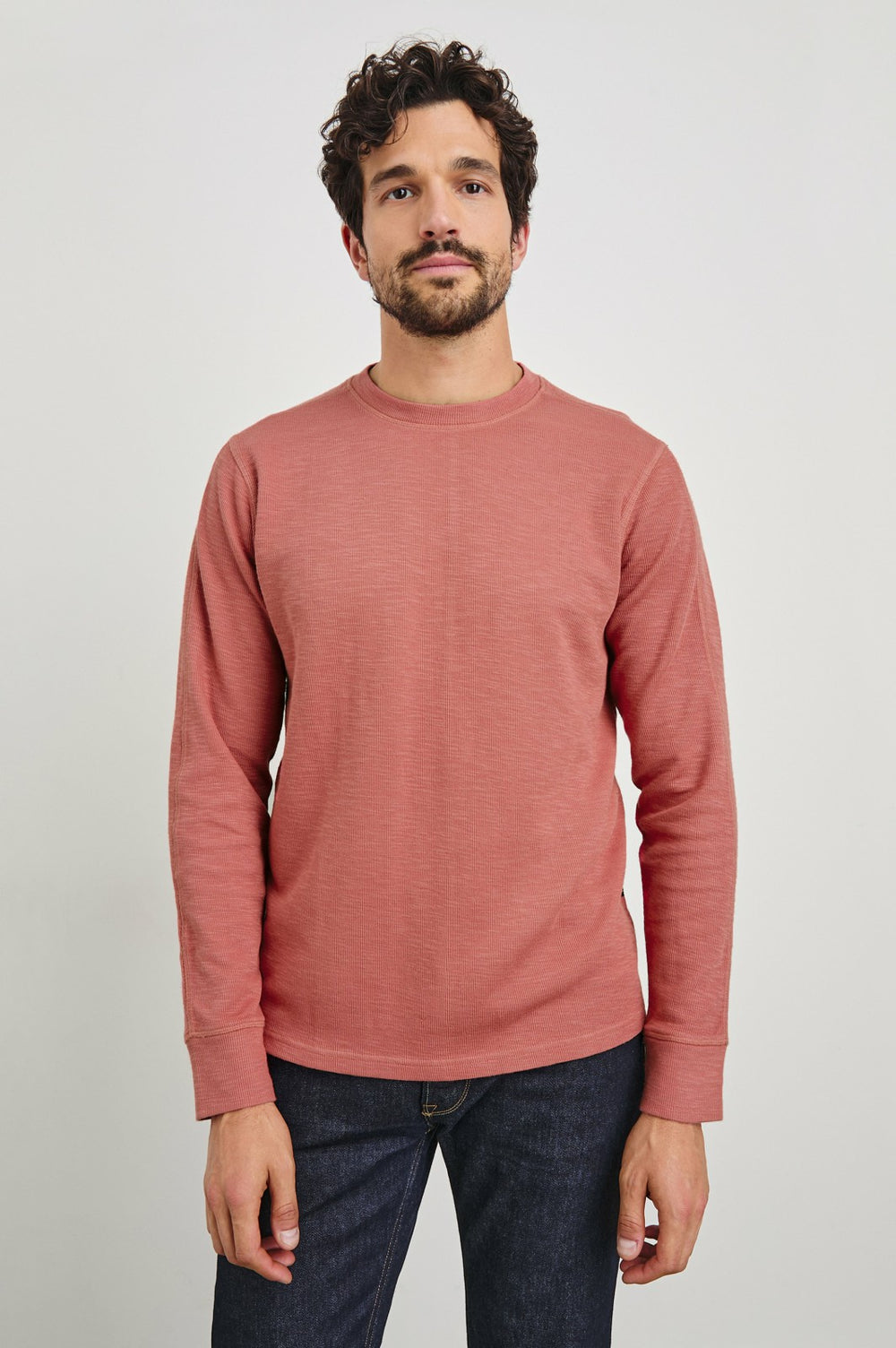 RHEESE LONG SLEEVE TEE - RED BRICK| Rails on sale